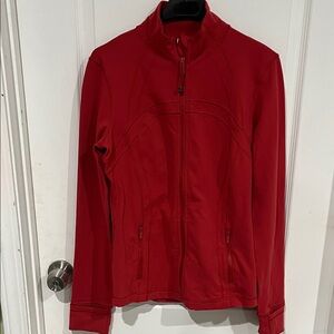 Lululemon women’s define jacket *luon* in color chalk red